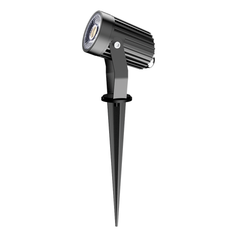 DOMUS ZOOM-PRO 5W 12/24V DC GARDEN SPIKE C/W  BLK