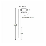 3A LED 3A3131L Garden Light