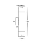 3A LED ST5089 Up & Down Wall Light