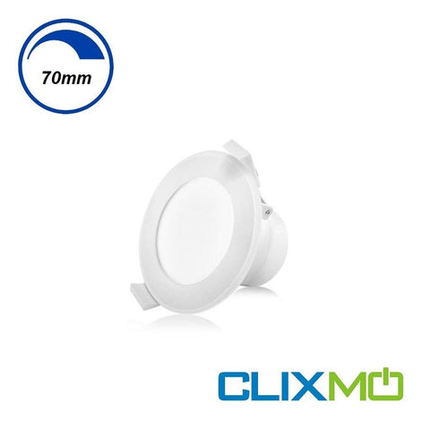 CLIXMO 10W LED PLUTO Downlight Flush Dimmable White CCT