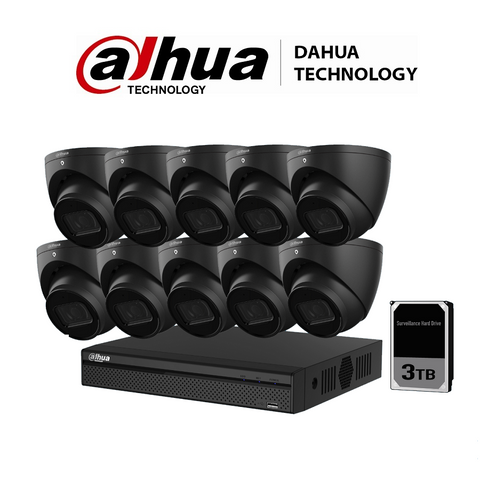 DaHua 16CH 6MP Turret Kit 10 Cameras