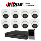 DaHua 8CH 8MP Turret Kit 8 Cameras