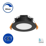 3A 13W LED DL1250 Downlight Flush Dimmable Wall Switch CCT