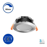 3A 13W LED DL1250 Downlight Flush Dimmable Wall Switch CCT