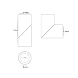 3A 12W LED Adjustable Surface Mount COB Downlight