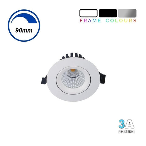 3A 10W LED DL9411 Downlight COB Gimble Dimmable