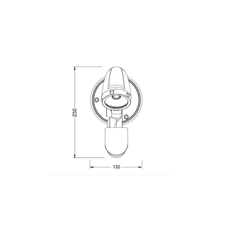 TRADELIKE 13W LED Single Sensor Spotlight CCT