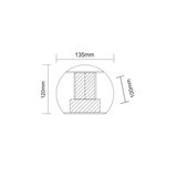 3A LED ST258 Up & Down Wall Light CCT