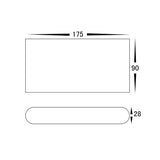 3A LED ST365 Up & Down Wall Light CCT